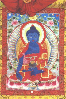 哲蚌寺收藏的“八如來”唐卡 Eight tangka paintings of Tathagata