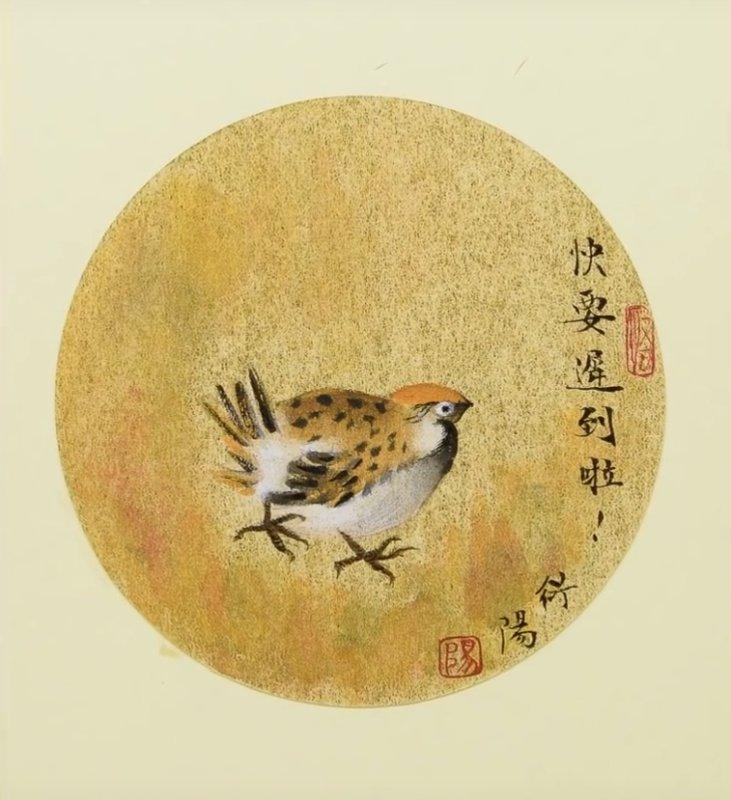 〈快要遲到啦!〉燈師說,守時是陽師父的座右銘。