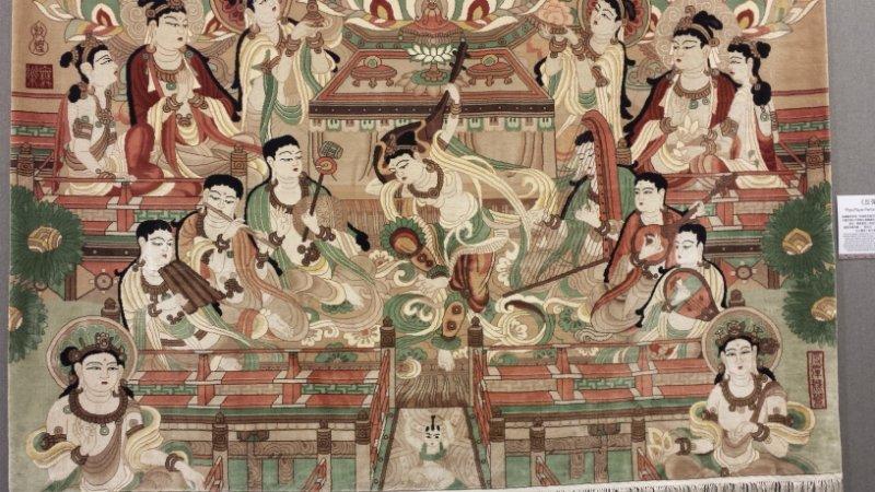 圖5--藝術掛毯《反彈琵琶》