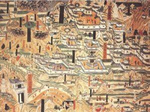敦煌莫高窟內壁畫，繪於10世紀。（網上圖片）