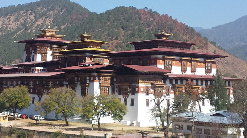 圖3－－皇宮(Punakha Dzong)