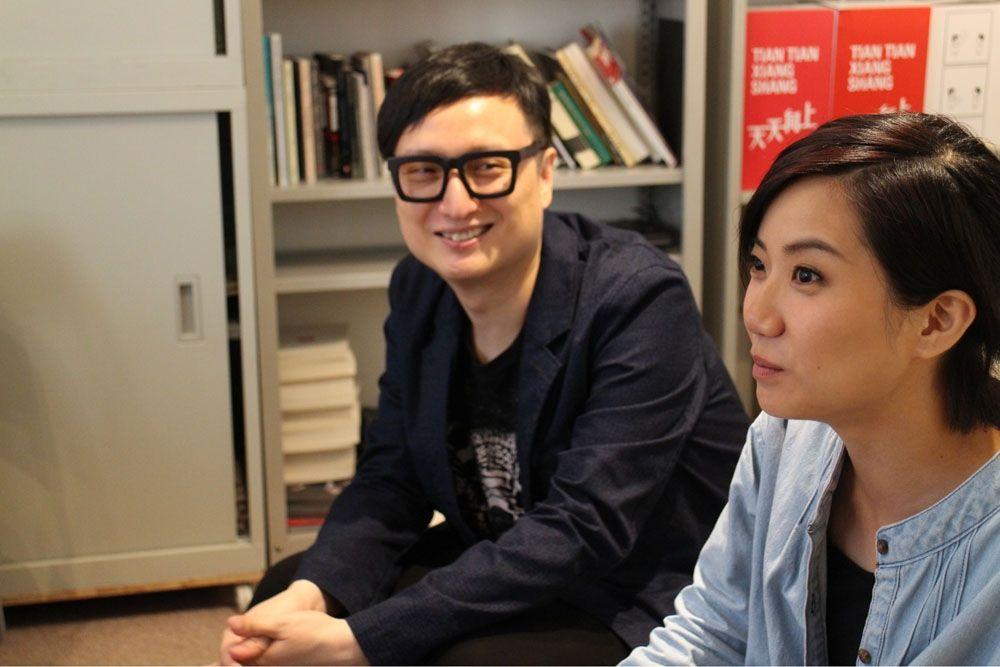 于逸堯、盧曉彤大談在今年三月在台灣演出《如夢幻泡影》舞蹈音樂表演時後台間的趣事，以正能量對話作互相支持。