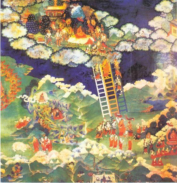 佛陀降凡圖(布達拉宮壁畫)