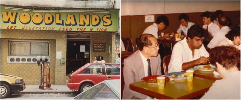 「Woodlands」四十一年皆在尖沙咀區開店。最初選址棉登徑，現址位處尖沙咀東（圖：Woodlands 活蘭印度素食餐廳）。
