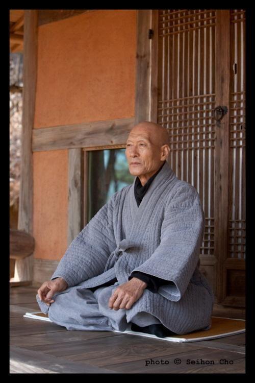 韓國著名高僧法頂禪師之法相