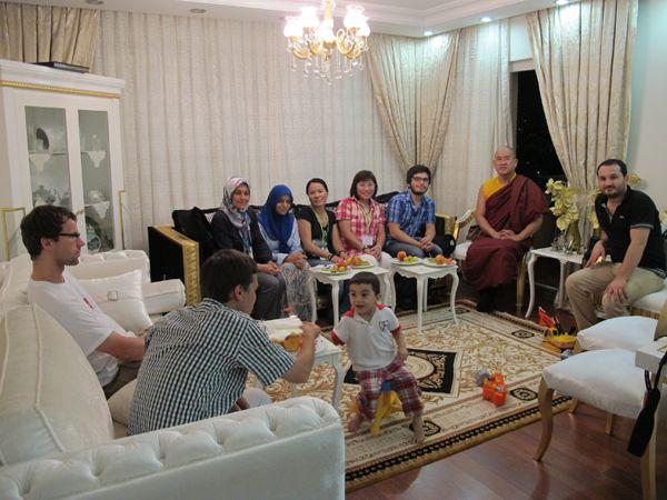 土耳其伊斯蘭家庭熱情招待我們