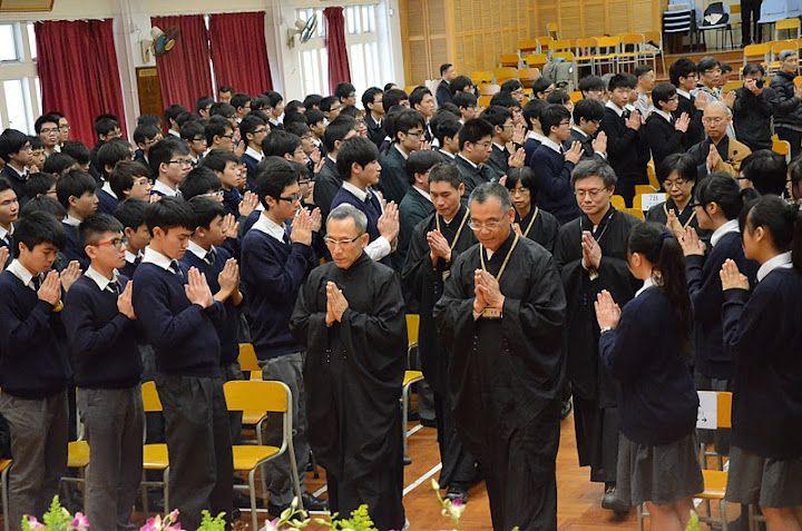 香港法青祈福法會在考試前為同學送上祝福