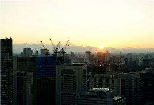 東京富士山日落景色，由德國攝影師Jan Schünke 拍攝及提供