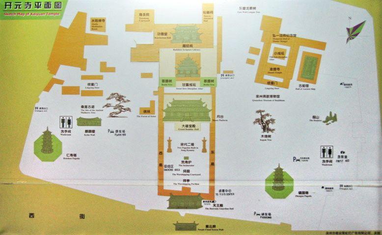 開元寺平面圖