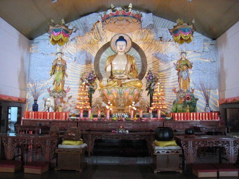 千百家佛教居士林的佛殿