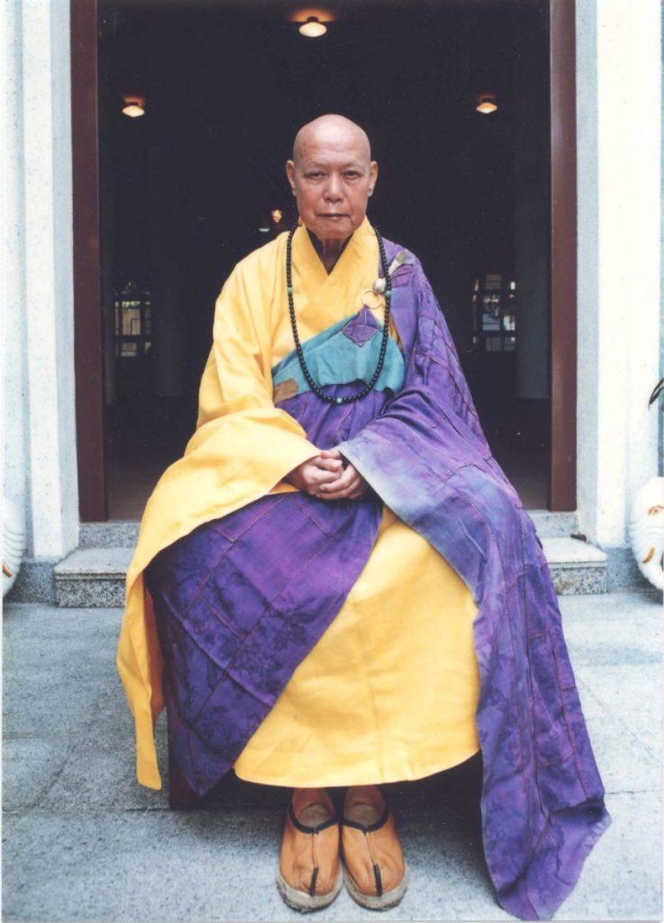 聖一法師法照(紫色架裟為虛雲老和尚所傳)