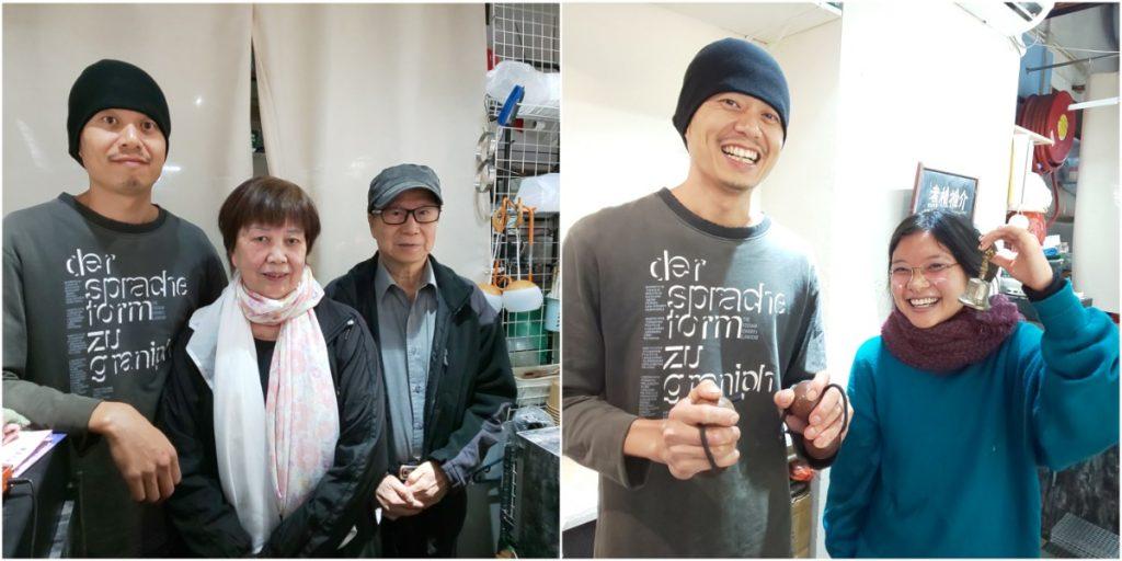 訪問當天,Jason爸媽(左圖)及好友611(右圖)輪流前來店內幫忙,以行動支持他推廣純素飲食。