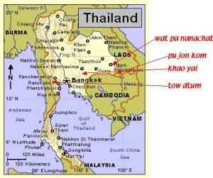 泰國[帕.那那恰寺]地圖