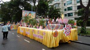 檳城佛誕花車巡遊 (圖:三慧講堂)