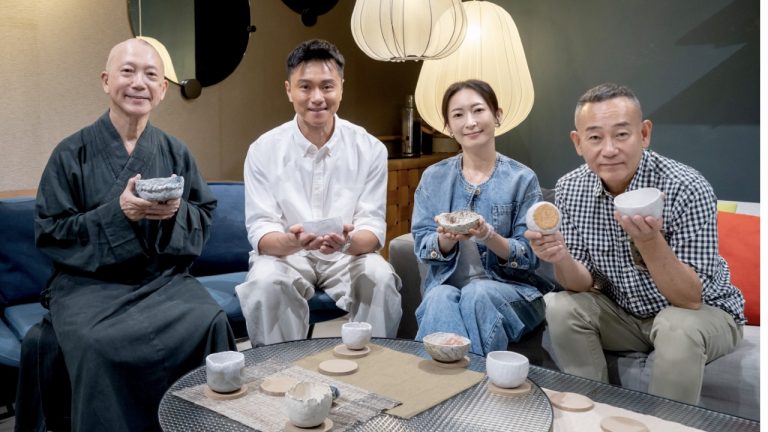 常霖法師邀請多位藝人體驗 「土中覺 ,茶中禪」 手做茶碗展覽為「 心呼吸」推廣身心健康