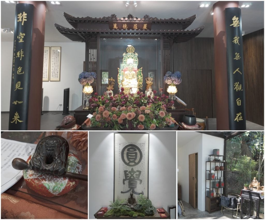 重新翻修的圓覺禪院,內外煥然一新。
