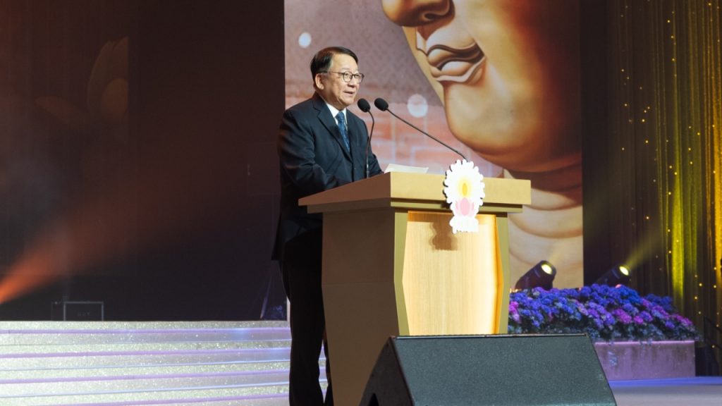 陳國基司長致詞時，肯定佛教界在社會不同範疇的貢獻。