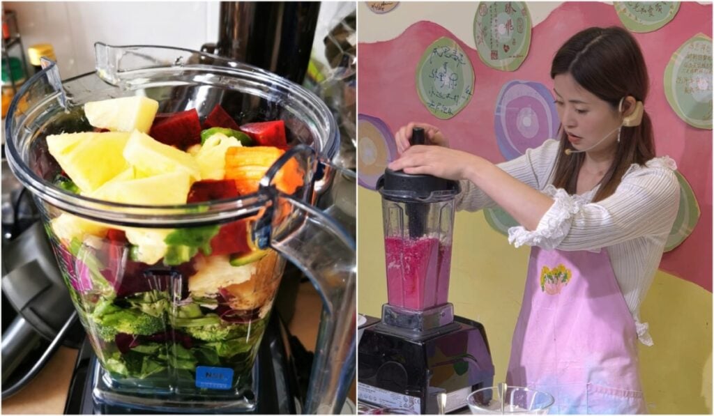Clara每天堅持打果菜露給身邊家人和朋友品嘗,最終亦令家人對Raw Food改觀(圖:受訪者提供)。